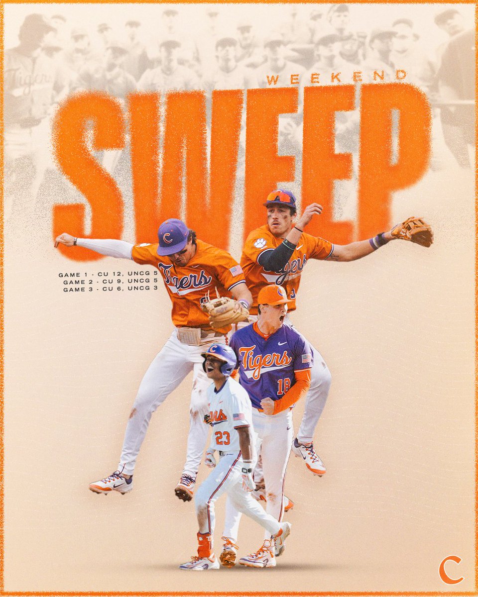 That 🧹 feeling❗️

#Clemson
