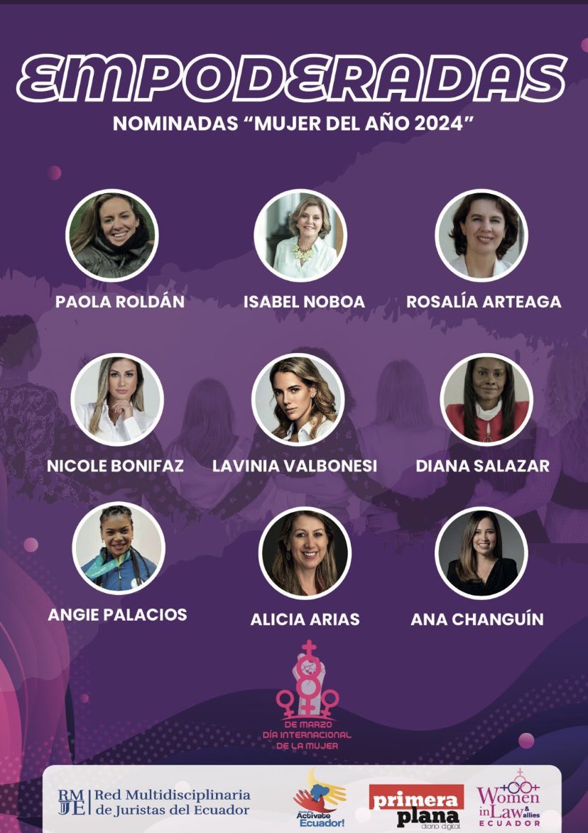 A propósito del #8M, he recibido homenajes de instituciones académicas, medios periodísticos y algunos culturales. Al respecto, hay un par de cosas que deseo mencionar: 

1. Ninguno de estos méritos me corresponde a mí sola. Además de tener un gran equipo detrás, vengo de una