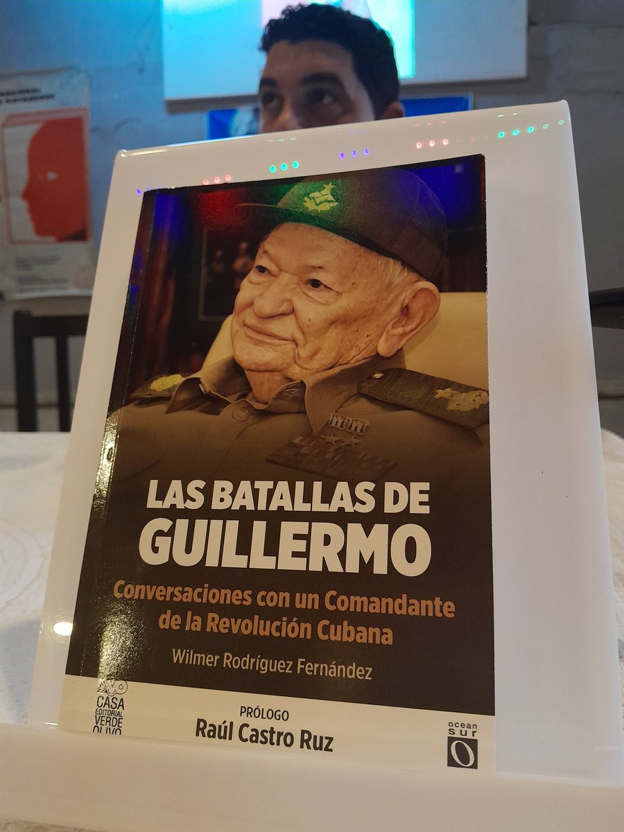 EMontecallado's tweet photo. Presentación del libro "Las batallas de Guillermo. Conversaciones con un Comandante de la Revolución Cubana".  Autor: Wilmer Rodríguez Fernández. Editorial Verde Olivo 
#feriadellibro2024 
#mayabequeescultura 
#edicionesmontecallado 
#LeeresCultura 
#Mayabeque
#CubaViveyVence https://t.co/sxYUlvR4y1