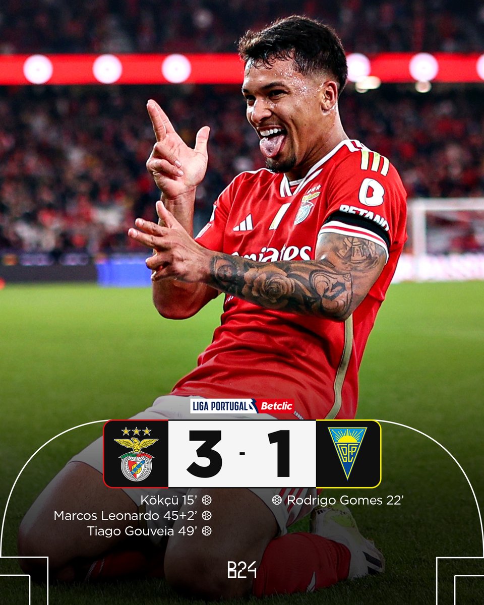 Benfica voltou às vitórias.