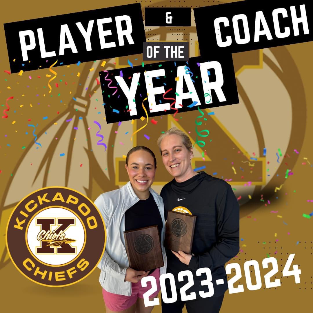 Congrats to my coach and teammate <a href="/kya_johnson3/">Kya Johnson</a>. Well deserved!
<a href="/KHSGirlsBball/">Kickapoo Lady Chiefs</a>