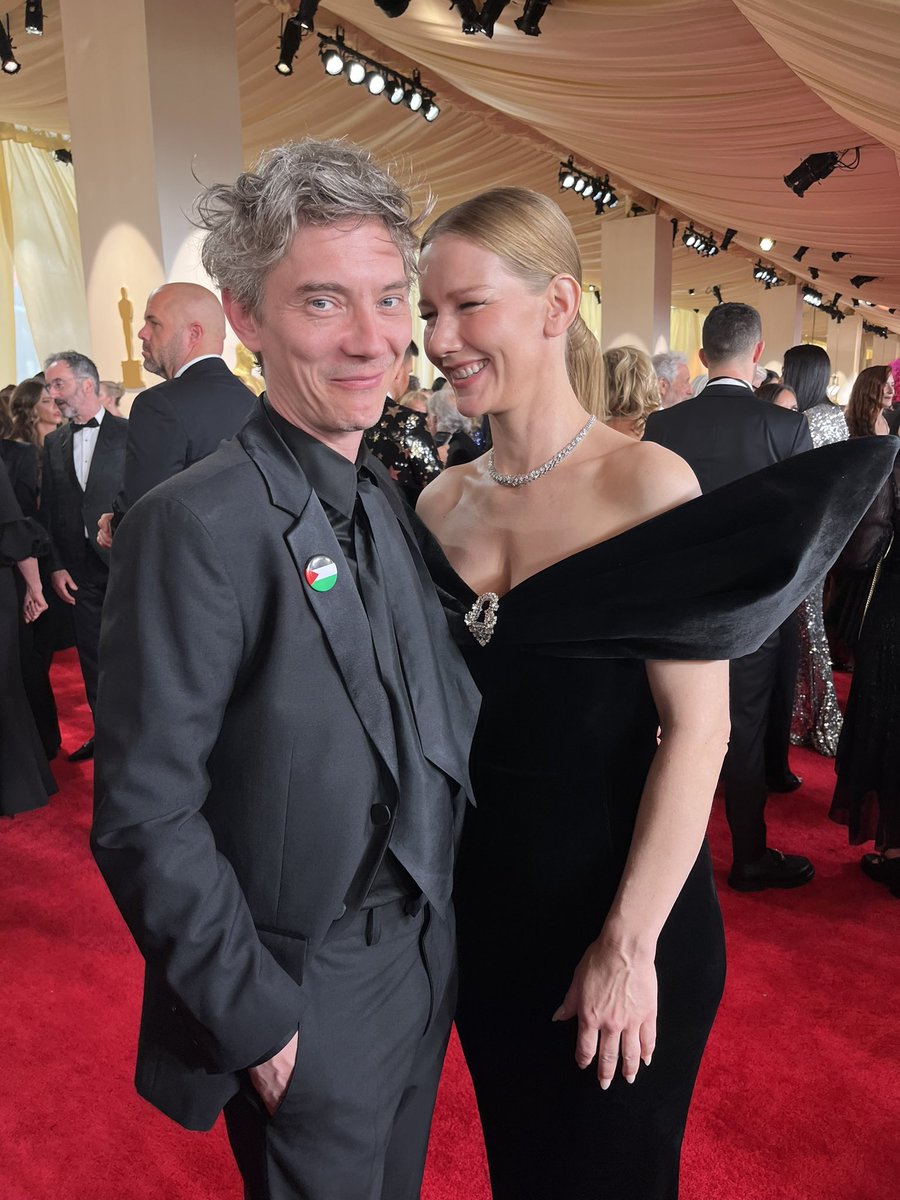 neonrated's tweet image. 🚨 Swann and Sandra at #Oscars2024🚨