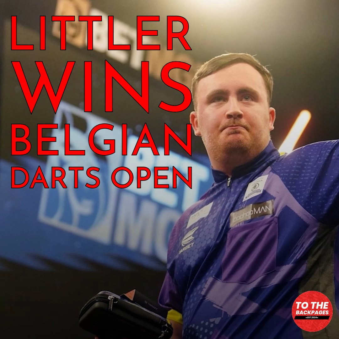 ToTheBackPages's tweet image. LUKE THE NUKE WINS IN BELGIUM ☢ 🏆

Read @OleszynskiJamie  report 👇

🔗solentsportsnews.com/littler-nails-…

#ToTheBackPages #PDC #darts