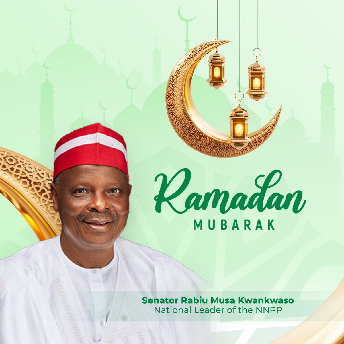 I felicitate with the Muslim Ummah at home and beyond on the occasion of Ramadan 1445 A.H 

This Holy Month comes at a time when our country is faced with challenges from criminal elements that have taken so many people, including school children hostage. Indeed, this is