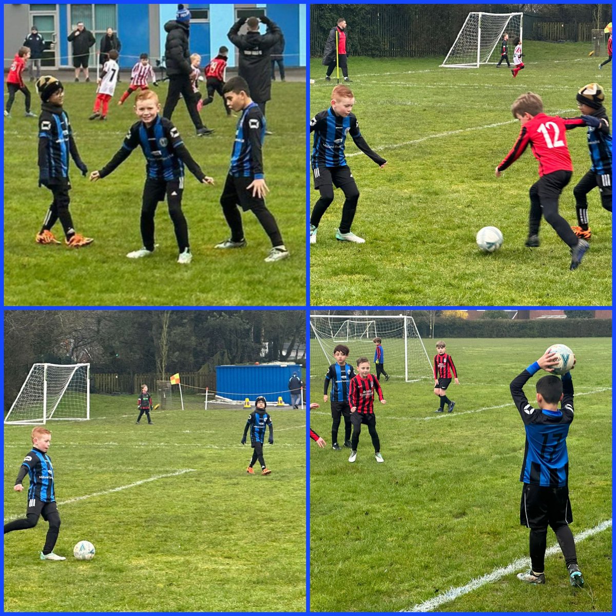 Some images from one of our newest team's games today.
Our U8 Lions took part in a 13-goal thriller 😮
Well done, boys! 👏
💙🖤⚽️
