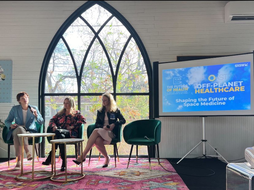 “Off-planet healthcare is the frontier to build a new model for optimizing human health and backpropagate it to improve Earth-based healthcare systems.” Thank you @FINNPartners and everyone who joined us at SXSW to learn more about @bioastra!