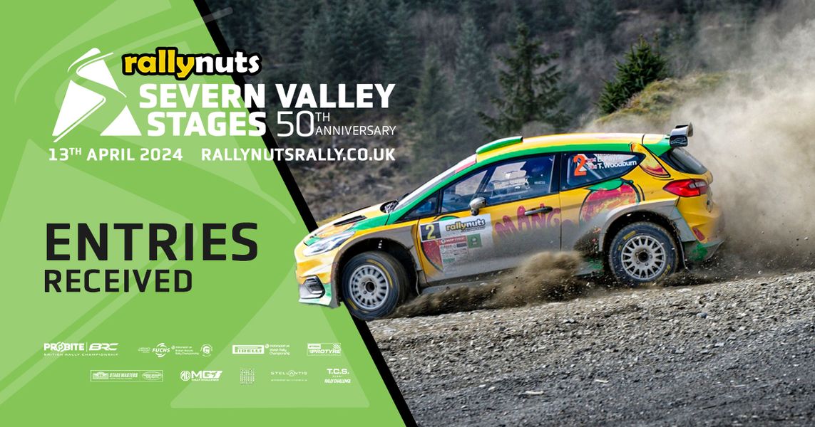 🤯 Oh WOW! The @Rallynuts Severn Valley Stages is delighted to reveal the list of entries so far, with a staggering 186 received to date for 170 places! From those - the only entries guaranteed a run are those 120 that have paid. Check the list here: rallynutsrally.co.uk/competitors/