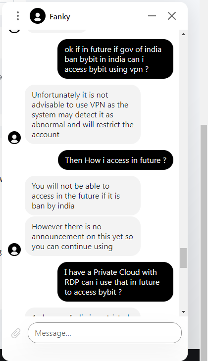 Millonmtnl's tweet photo. Bybit is not Safe ? #StopUsingBybit @saylor @bitcoinarchive @Bybit_Official @coinbase @binance @Bitcoin @CoinDCX https://t.co/IGyPtG7hFE