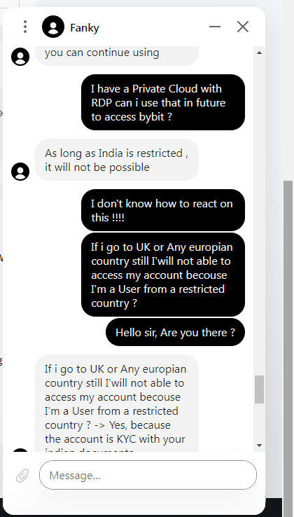 Millonmtnl's tweet photo. Bybit is not Safe ? #StopUsingBybit @saylor @bitcoinarchive @Bybit_Official @coinbase @binance @Bitcoin @CoinDCX https://t.co/IGyPtG7hFE