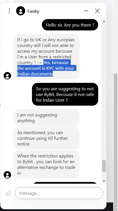 Millonmtnl's tweet photo. Bybit is not Safe ? #StopUsingBybit @saylor @bitcoinarchive @Bybit_Official @coinbase @binance @Bitcoin @CoinDCX https://t.co/IGyPtG7hFE