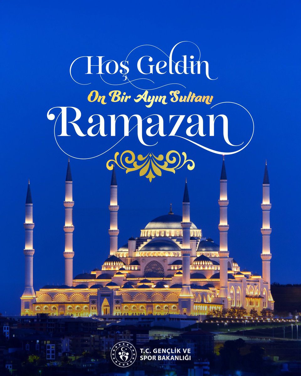 Mübarek #Ramazan ayının ülkemize, milletimize ve tüm insanlığa sağlık, mutluluk ve huzur getirmesini dilerim.

Bir ve beraberce nice Ramazanlara kavuşmak ümidiyle...