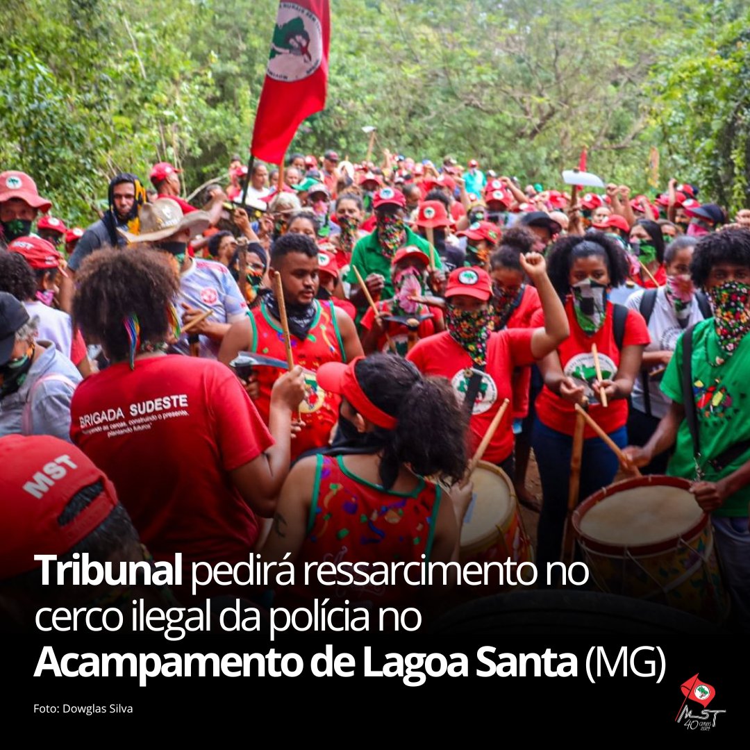 MST_Oficial's tweet image. 🚩O Tribunal (TCE-MG) anunciou que entrará com o pedido de uma auditoria dos gastos da PM na operação de cerco ao acampamento em Lagoa Santa. 

📲 Veja a reportagem completa em nosso site: mst.org.br/2024/03/10/tri… 

#MinasGerais #LagoaSanta #MulheresEmLuta #MulheresSemTerra