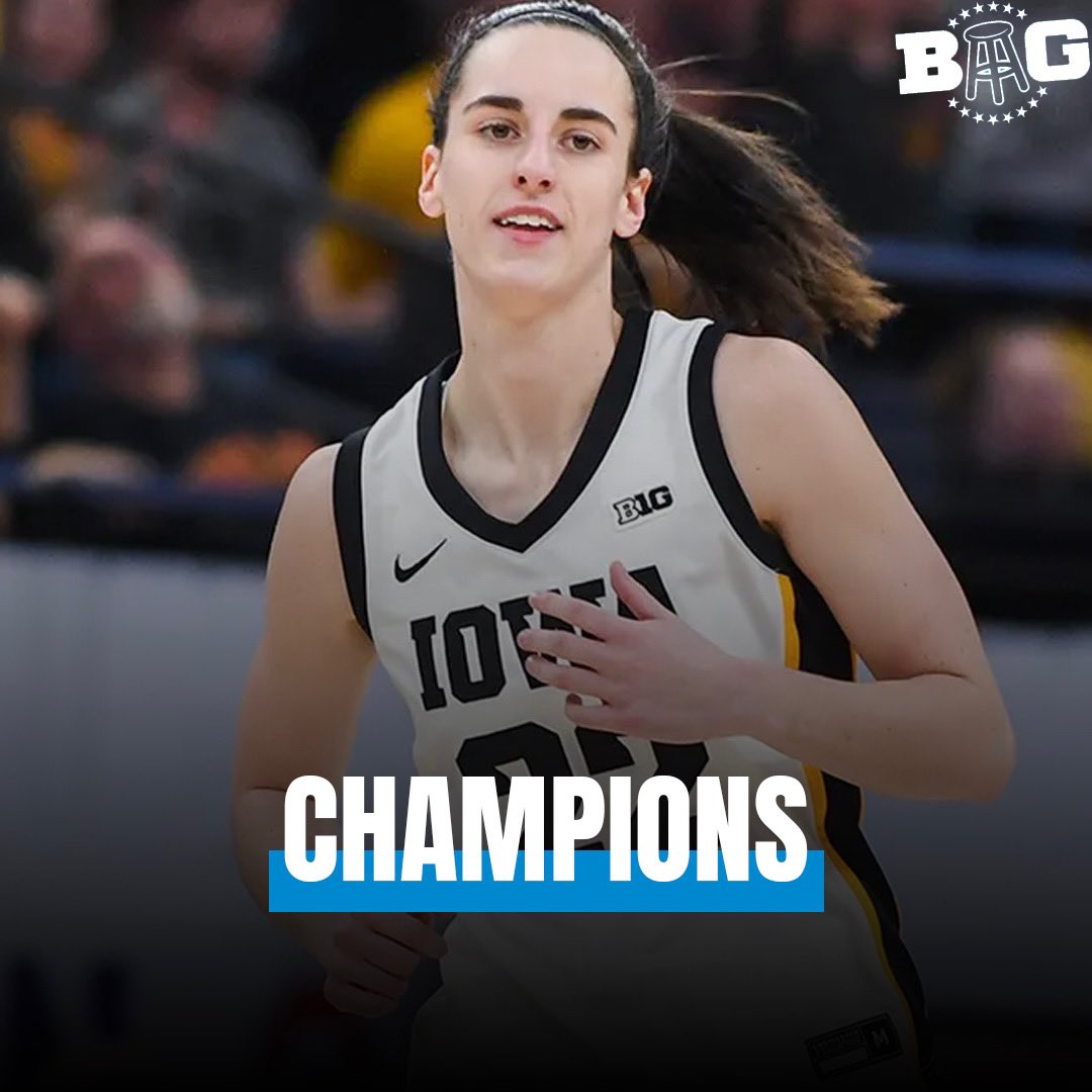 BarstoolB1G's tweet photo. THE IOWA HAWKEYES ARE BIG TEN TOURNAMENT CHAMPIONS FOR THE THIRD STRAIGHT SEASON 🟡🟡 @BarstoolUIowa https://t.co/1esMZjwhtP