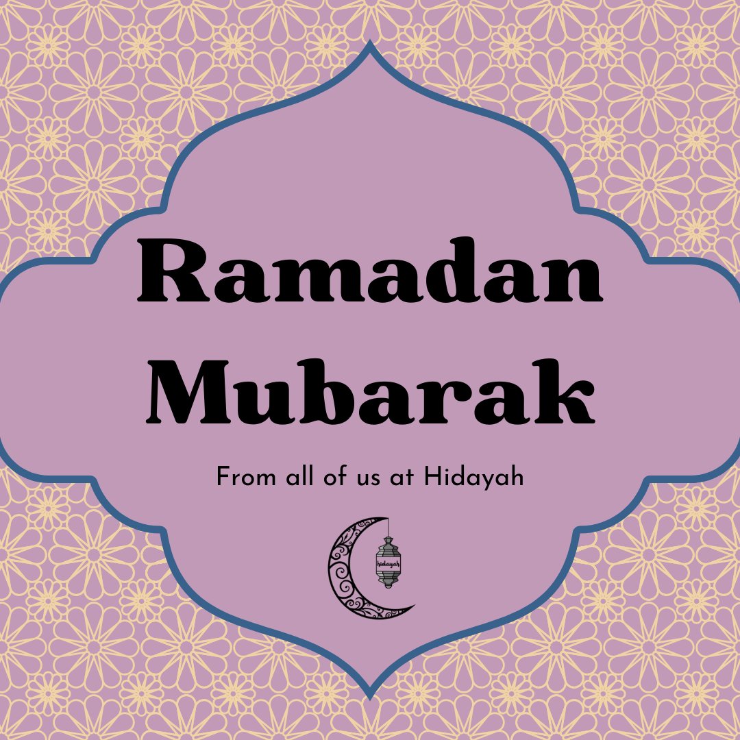 Ramadan Mubarak from all of us at Hidayah🤍☪️ may you all have a blessed, restorative month 🤍 #Ramadan #RamadanKareem #RamadanMubarak #QueerMuslim