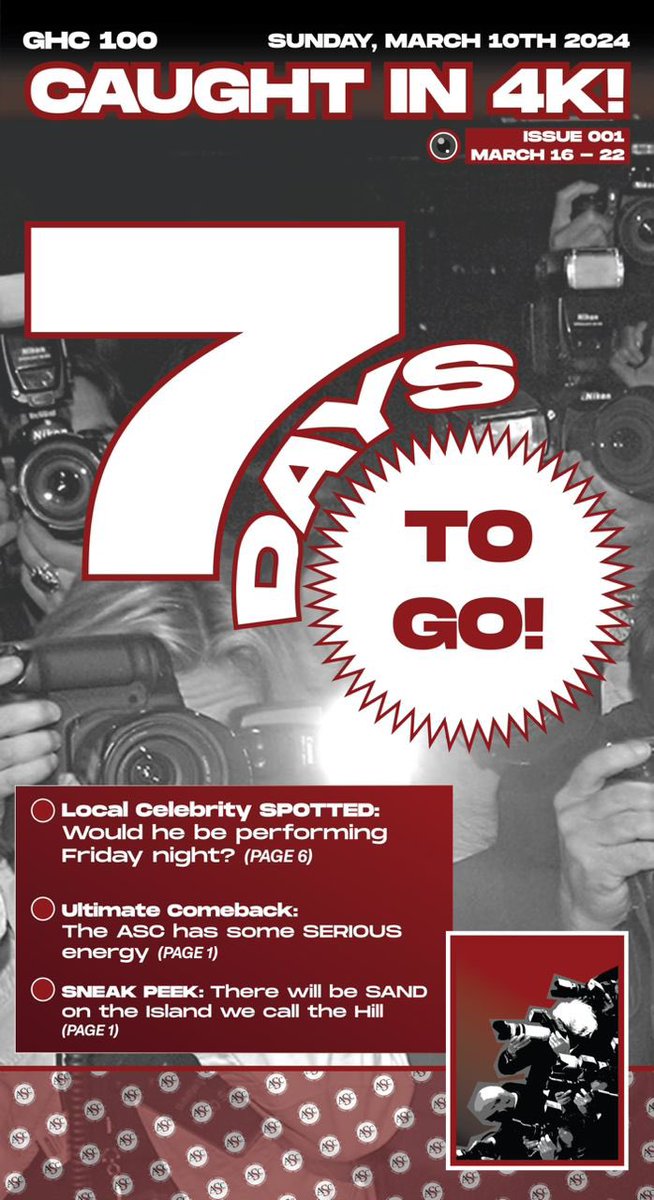 Ashesistudents's tweet image. it’s that time of the year again! the countdown begins. #ASCWeek is here in a week’s time 😮‍💨