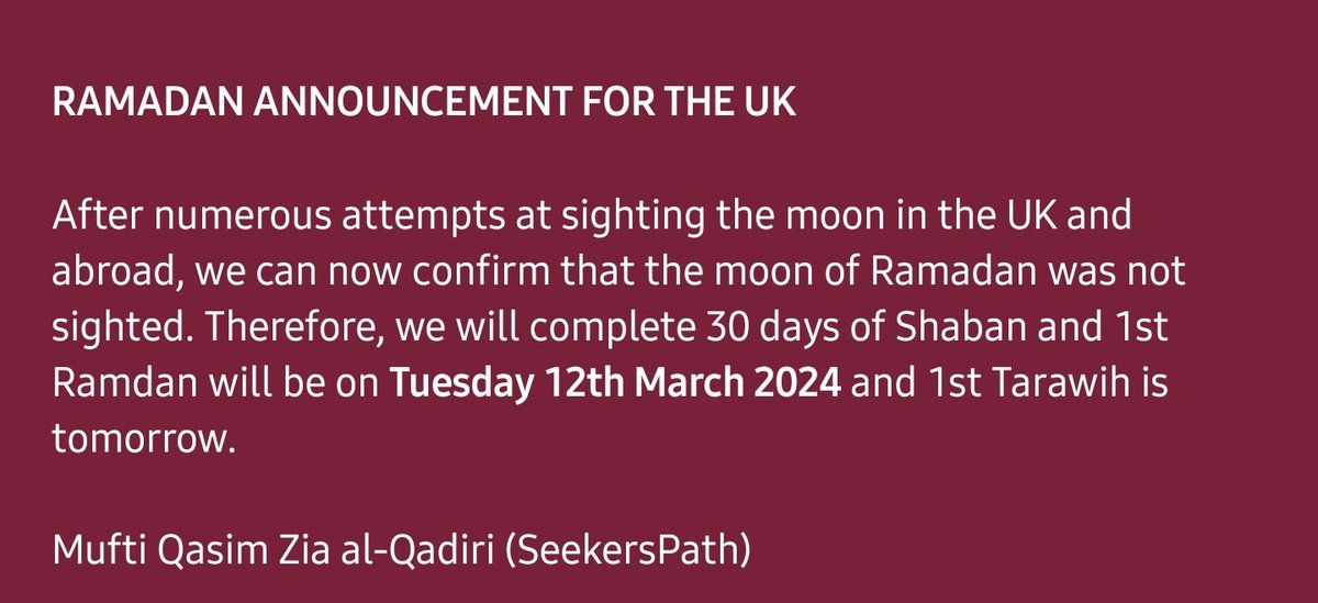 Seekers_Path's tweet photo. UK Announcement for Ramadan https://t.co/UXiGwS2Gqf