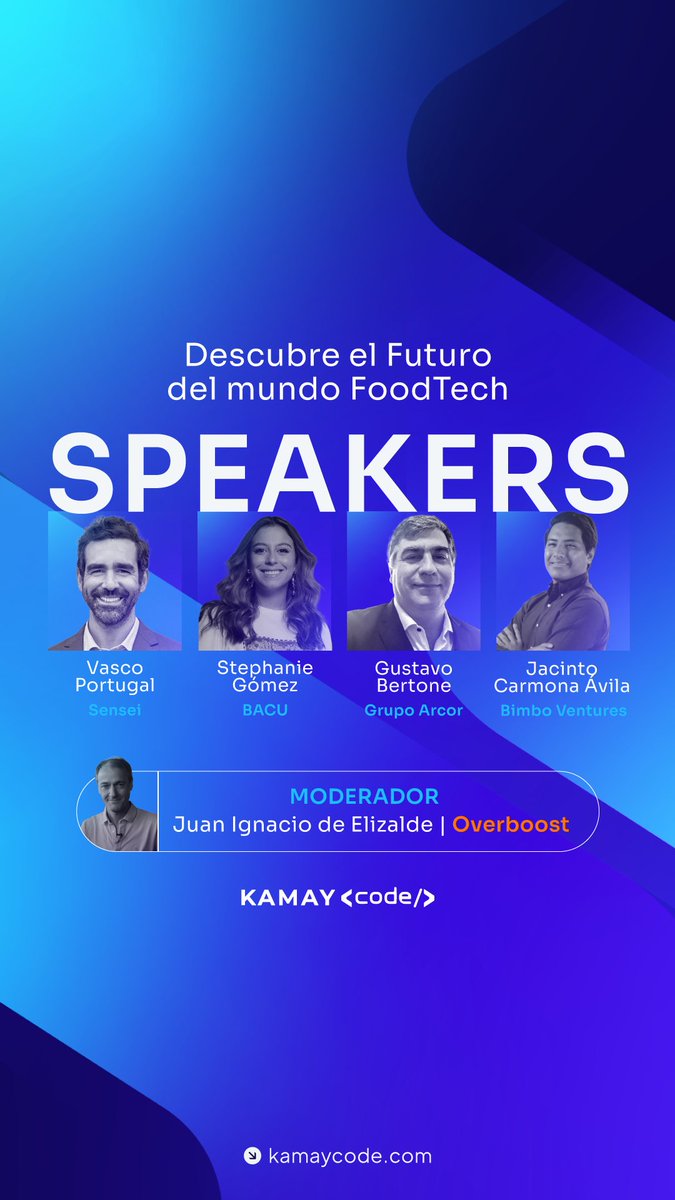 KamayVc's tweet image. El futuro de Foodtech llega a #KamayCodeCDMX🌍

Acompáñanos en esta exploración hacia el futuro de la alimentación y sé parte de la comunidad que está moldeando el mañana.

🚀 Regístrate ahora: bit.ly/3R3sZ5A
📅 13 de marzo
📍 Espacio R (Av. México Coyoacán 40, CDMX)
