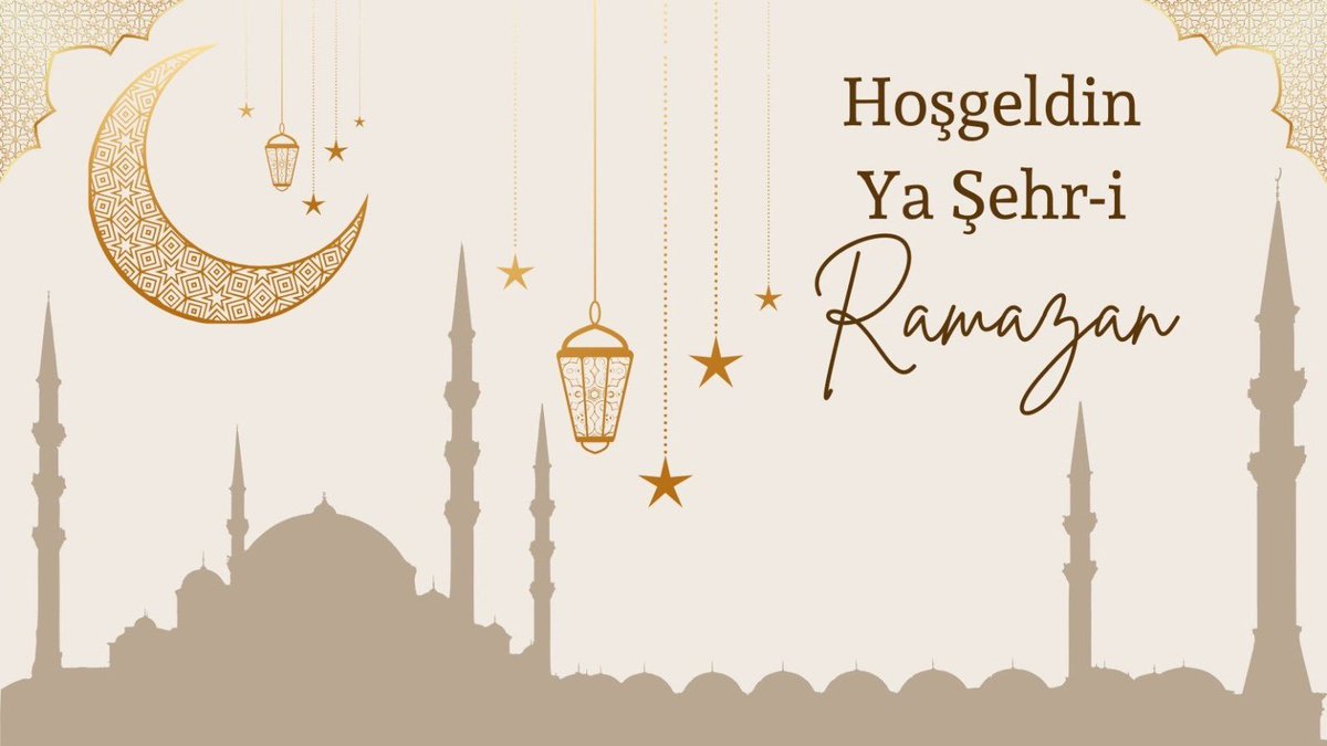 Rahmet ve bereket ayı Ramazan-ı Şerif'in milletimiz ve İslam âlemine sağlık, afiyet ve bereket getirmesini Yüce Allah'tan dilerim. Bu mübarek ayın sonunda günahlardan arındırılmış olarak Bayrama kavuşmamızı Rabbimizden niyaz ediyorum. #Ramazan