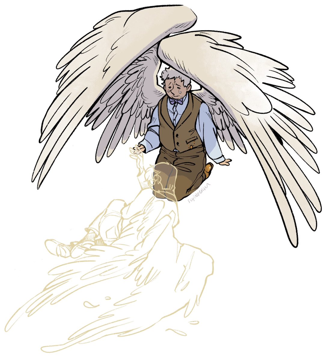 CamilleCailloux's tweet photo. Guardian angel
#GoodOmens https://t.co/JoAA7rJmbB