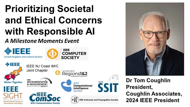 IEEE SSIT (@ieeessit) on Twitter photo Dr Tom Coughlin (IEEE President) presenting "Prioritizing Societal and Ethical Concerns with Responsible AI" as SSIT Guest Lecture on 13 March 2pm (EDT)/ 6pm (UTC).
Register at events.vtools.ieee.org/m/408329 <a href="/IEEESSIT/">IEEE SSIT</a> <a href="/ISTAfricaNews/">IST-Africa 2024</a> <a href="/ieee_uk_ireland/">IEEE UK and Ireland Section</a> <a href="/ComputerSociety/">IEEE ComputerSociety</a> <a href="/ieee_media/">IEEE Media</a> Dr Tom Coughlin (IEEE President) presenting "Prioritizing Societal and Ethical Concerns with Responsible AI" as SSIT Guest Lecture on 13 March 2pm (EDT)/ 6pm (UTC).
Register at events.vtools.ieee.org/m/408329 <a href="/IEEESSIT/">IEEE SSIT</a> <a href="/ISTAfricaNews/">IST-Africa 2024</a> <a href="/ieee_uk_ireland/">IEEE UK and Ireland Section</a> <a href="/ComputerSociety/">IEEE ComputerSociety</a> <a href="/ieee_media/">IEEE Media</a>