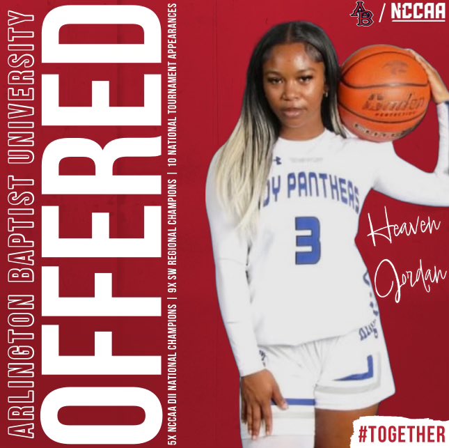 After a great conversation with <a href="/CoachSRoach/">Skye Roach</a> , I am grateful to receive an offer from Arlington Baptist University! @CEKingladyhoops