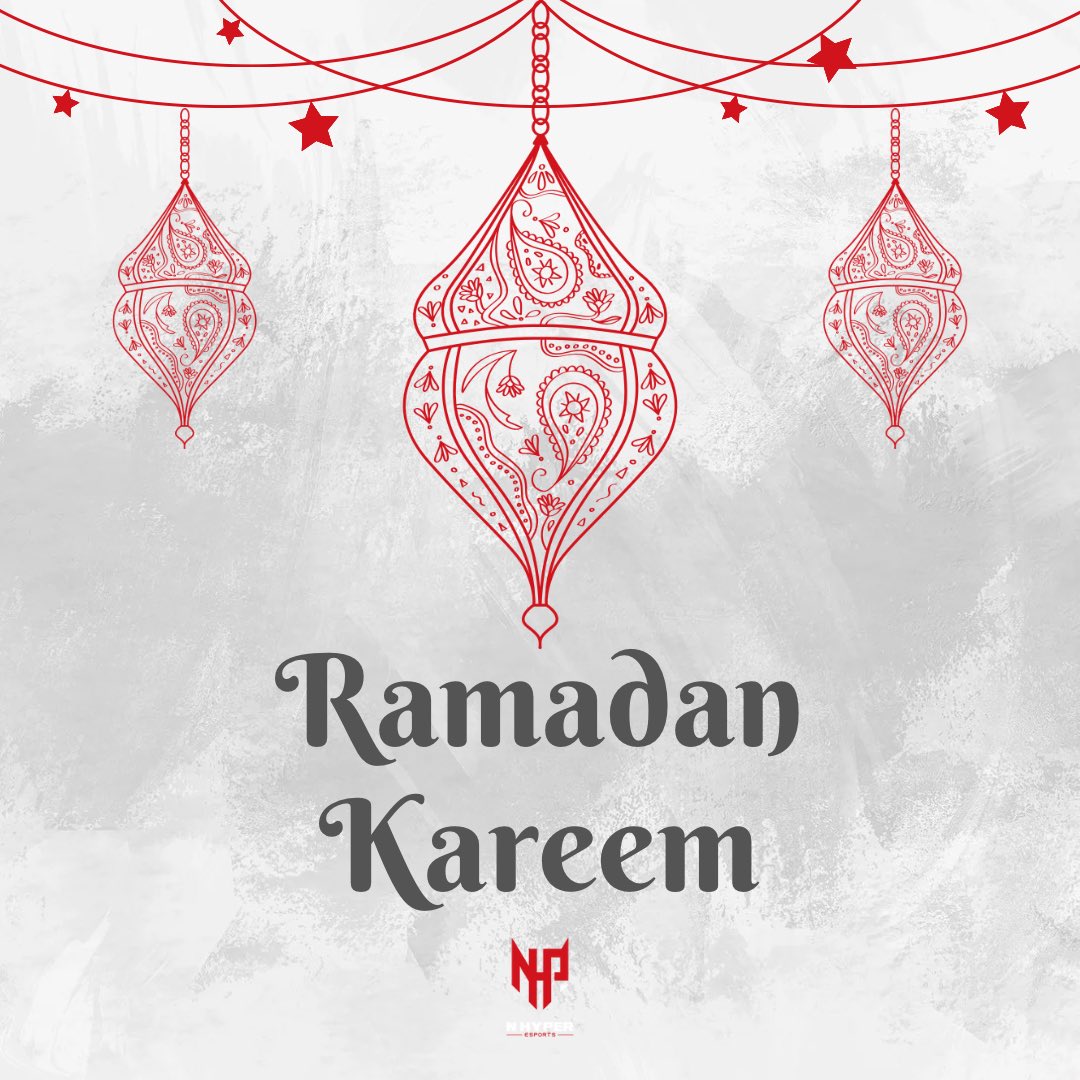 On the occasion of Ramadan, we at #NHyperEsports wish blessings come to you & your family. May Allah accept your fast & prayers. 🤲 Happy #Ramadan2024! 🌙 🤍 #RamadanKareem What are you looking forward to this Ramadan? ✨