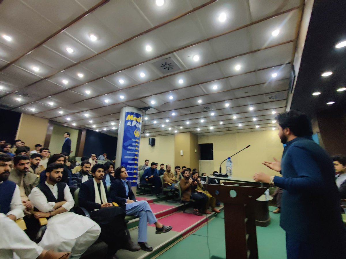 noumanwazir47's tweet photo. A condolence reference and a seminar on extremism in Pakistani politics organized at Safma Auditorium lahore by @NSM_official1  in memory of martyrs of NDM who were martyred by security forces on 10 February. Thanks to our guest speakers @ammaralijan and @MuzamilKakar123 . https://t.co/pTwD2DhFeN