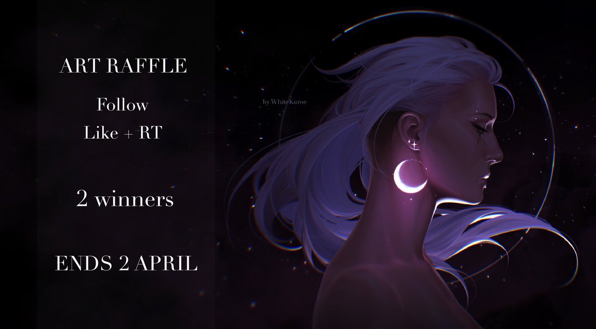 WKuroe's tweet photo. ✨ART RAFFLE✨

Rules:
★ Follow
★ Like+RT

2 winners
Prize: illustration with your character

Ends 2 April https://t.co/CVbiyUjQrG