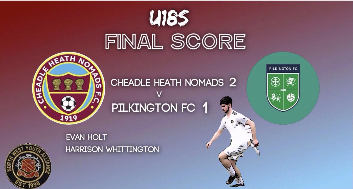 Great win for our u18s this afternoon in the <a href="/NORTHWESTYOUTH2/">NORTH WEST YOUTH ALLIANCE</a> #WeAreNomads