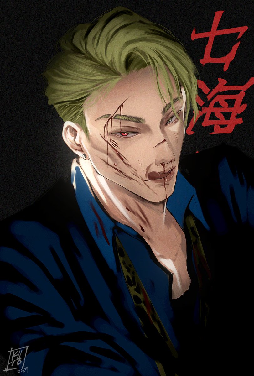 FarhahMorrison's tweet photo. Evil Nanami Kento😈
#nanamikento #JujutsuKaisen https://t.co/3mKjydrF62