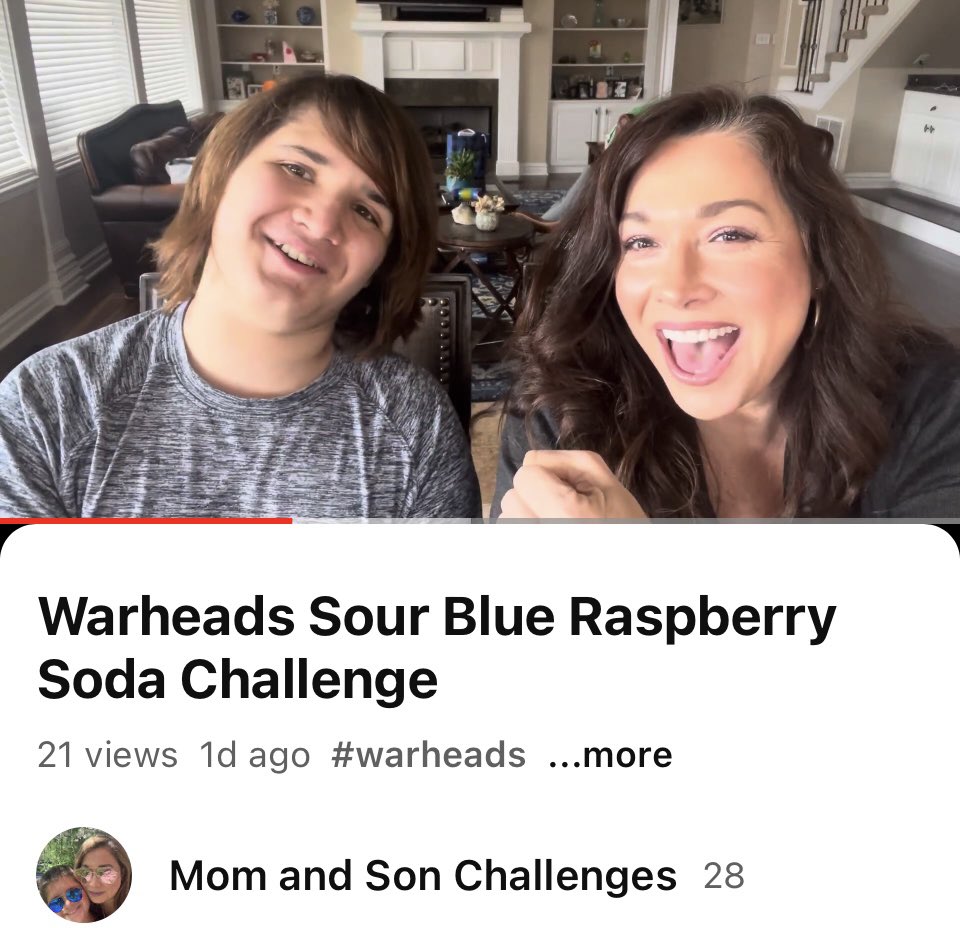 Check out out youtube video here. youtu.be/tpn_RA8vVSg?si… #warheads #momandsonchallenges #candy