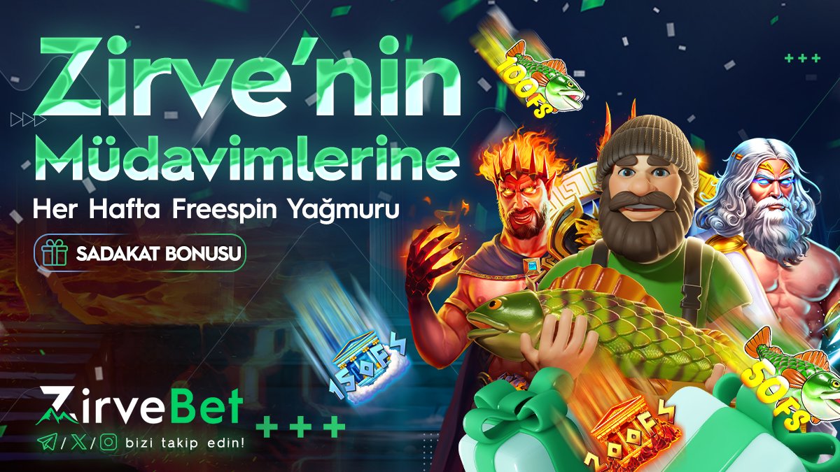 ZirveBet's tweet photo. 🎁 Sadakat Bonusu Aktif

Her Çarşamba Gel Bonusunu Al
Sakın Geç Kalma ;)

ZirveBet `in Müdavimlerine Her Hafta FreeSpin Yağmuru.

👉 Bonus (https://t.co/ggsWbTieoB) https://t.co/wb2zqC3pKf