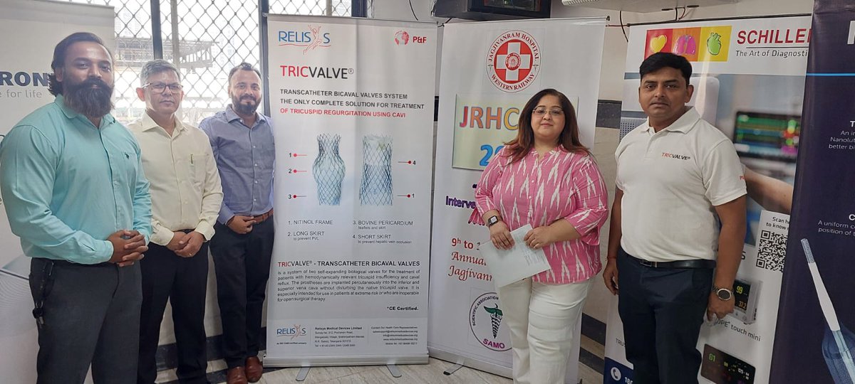 Delighted to share the glimpses of our participation at the JRHCON-2024, at Jagjivan Ram Hospital, Mumbai from March 09-10, 2024 It was pleasure to have Dr. Haresh Mehta deliver a talk on TricValve: Heterotopic Bicaval Valve Therapy #tricvalve #cardiacconference @relisysmedical