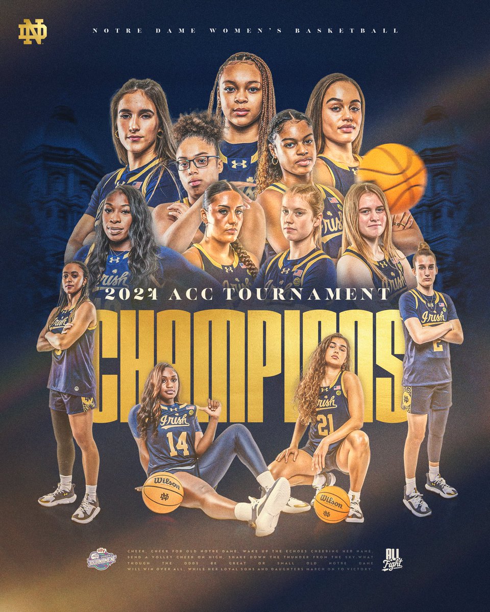 Your 2024 ACC Tournament Champs!!

#GoIrish☘️