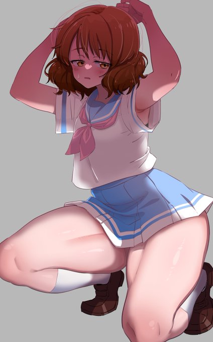 久美子の脚はどれだけ太く描いてもいいと聞いて… 