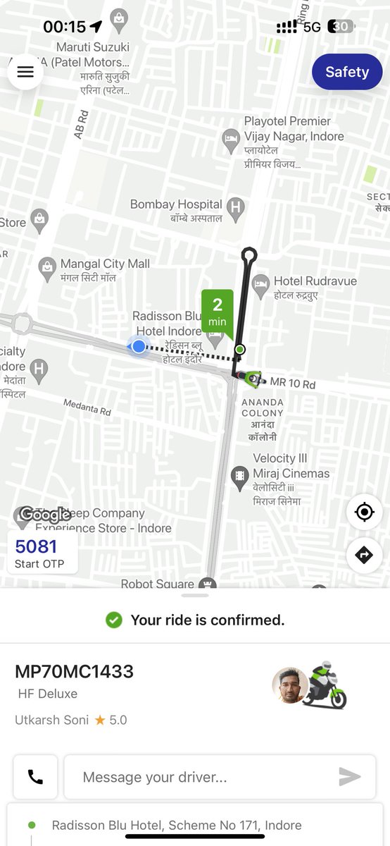 AmitSahu71's tweet photo. Driver not picking up call.
When I reached at his location by walk he was in car with some friends and when I asked when will you drop me. He told me I have another ride. 
@ola_supports https://t.co/7wg7PCshRl
