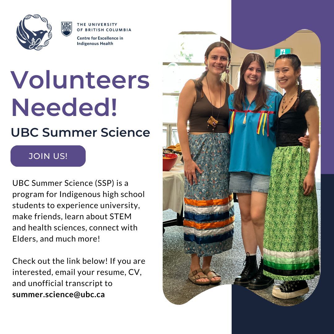 Applications to volunteer for Summer Science 2024 are opening TOMORROW! Don't miss out on the opportunity to lend a hand to a cultural, health and science camp for Indigenous students! Apply online at CareersOnline!