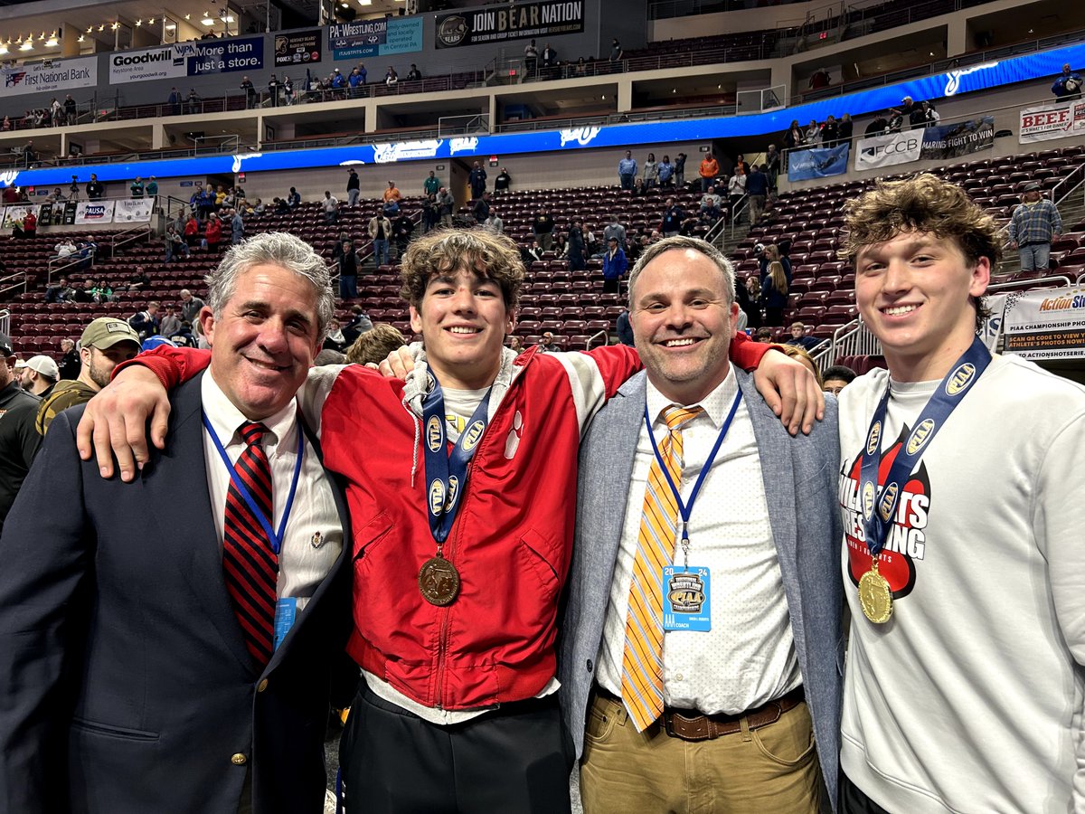 Always a bittersweet day when the season is over. More family time is good, but will miss the time I have with the wrestlers. I'll especially miss coaching these two young men--great wrestlers and even better people. Thankful that my sons have guys like this to look up to!