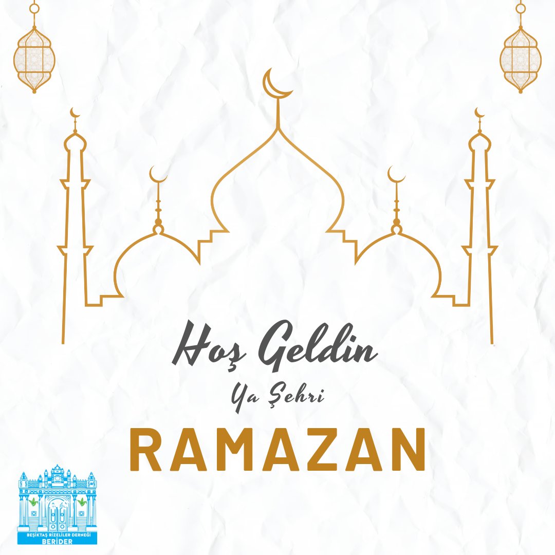 Ramazan ayının bereketi sofralarınıza, huzuru kalbinize, imanı dualarınıza yansısın. Ramazan ayınız mübarek olsun.

#beşiktaşrizelilerderneği #besiktasrizelilerdernegi #Ramazan