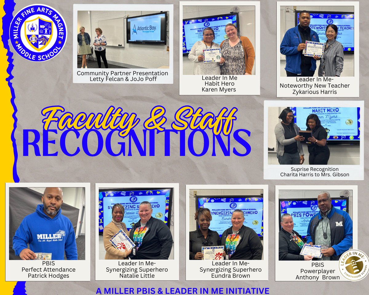 Excited to recognize our outstanding teachers at our monthly meeting today! Their dedication and hard work inspire us all. Thank you for all you do! #TeacherAppreciation #Education #TeachersRock 🍎✏️📚