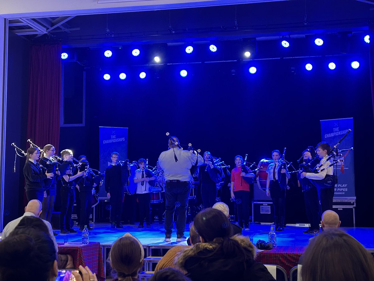 A huge congratulations to Dumfries & Galloway Schools’ Pipe Band! We are so proud of you all. Thank you South West of Scotland Piping and Drumming Academy for the tremendous efforts put in with the young pipers and drummers, fabulous!