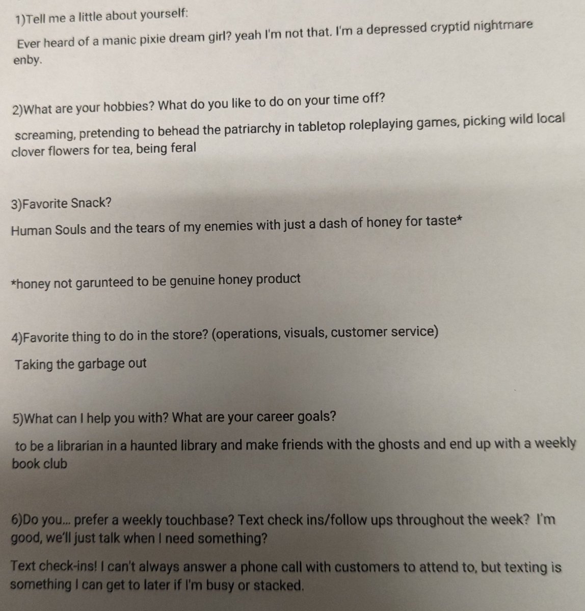 OhNoItsFern's tweet photo. When the new boss suddenly wants to get to know the team after a month of being sneaky and condescending... https://t.co/pMDRuU8bvN