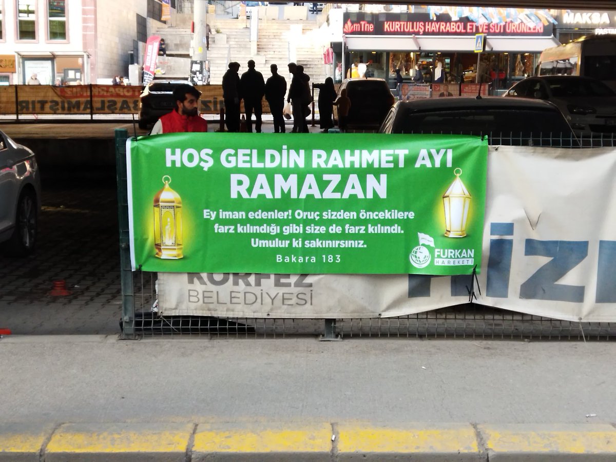 Kocaelili Furkan Hareketi Gönüllüleri vesilesiyle, Kocaeli’de Ramazan heyecanı kendini göstermeye başladı. 📍Ramazan, mücadele ayıdır! HoşGeldin Ramazan Belediyeler SüslemeYapsın