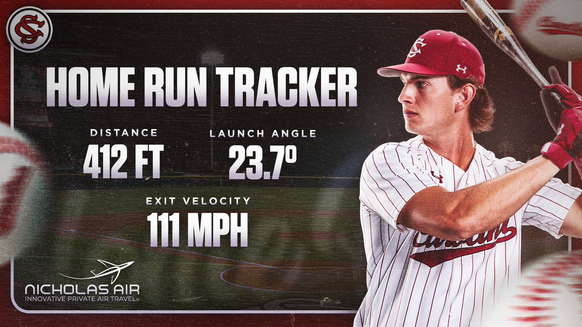The numbers from Causey's second of the year!!

#Gamecocks | <a href="/NICHOLASAIR/">NICHOLAS AIR</a>
