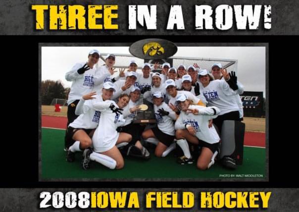 Last time am <a href="/uiowa/">University of Iowa</a> Women’s team 3-peated in the BTT -06,07,08 - <a href="/IowaWBB/">Iowa Women's Basketball</a> welcome to the club <a href="/iowafieldhockey/">Iowa Field Hockey</a>  (needs a fact check 😀)