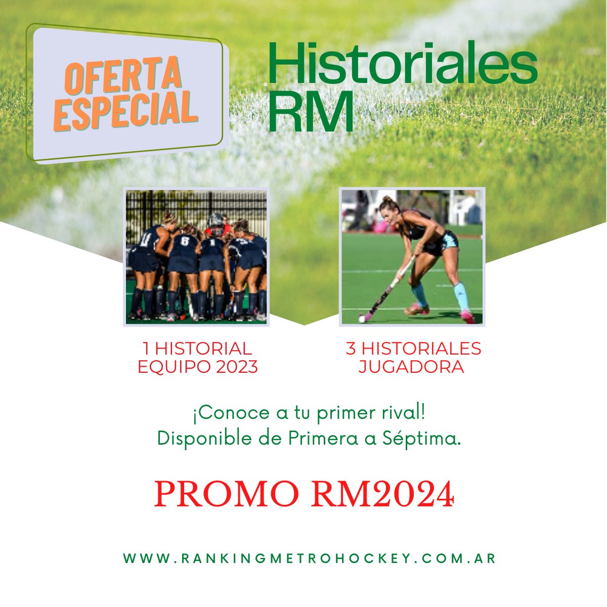 🚨Oferta Especial 📢

Inicio Metro 2024:
1 Historial Equipo 2023
3 Historiales Jugadora

¡Precio promocional por tiempo limitado!

🔥Consulta promoción RM2024

Para conocer al próximo rival.
Para saber más de tu propio equipo.
Toda la información de jugadoras destacadas.