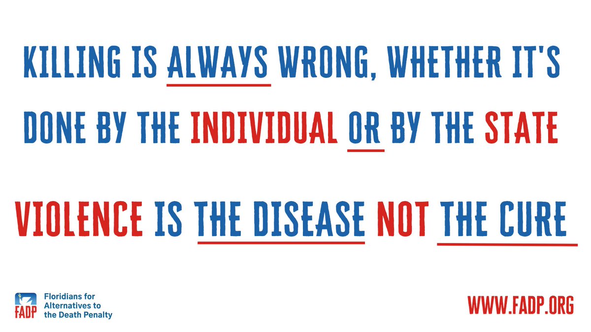 Rather than addressing root causes and seeking real solutions, the death penalty perpetuates a cycle of harm and vengeance. We prefer to focus on prevention, rehabilitation, and justice that truly heals. Join us. bit.ly/FADP24