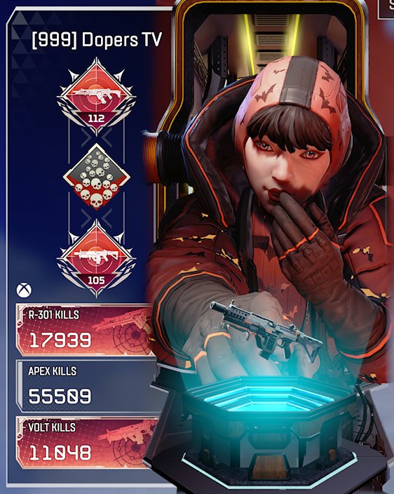 DopersTV's tweet photo. Finally got my Volt challenges done. 💀 @PlayApex https://t.co/5PksrmyWoV