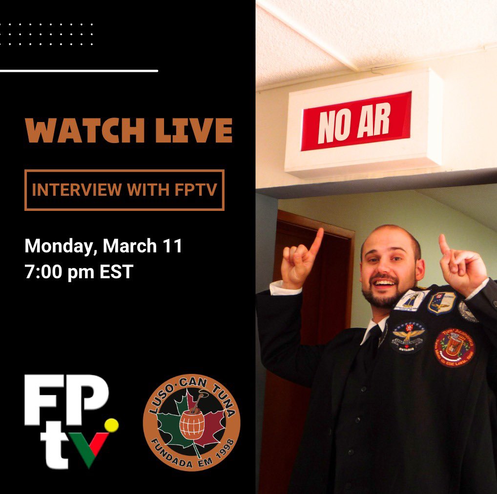 Tomorrow at 7pm, catch us live on FPTV as we share all the details about our event series, Lusofonia, celebrating 25 years of Luso-Can Tuna! 🎉 Don’t miss out! #FPTV #portugueseintoronto #Lusofonia #tuna