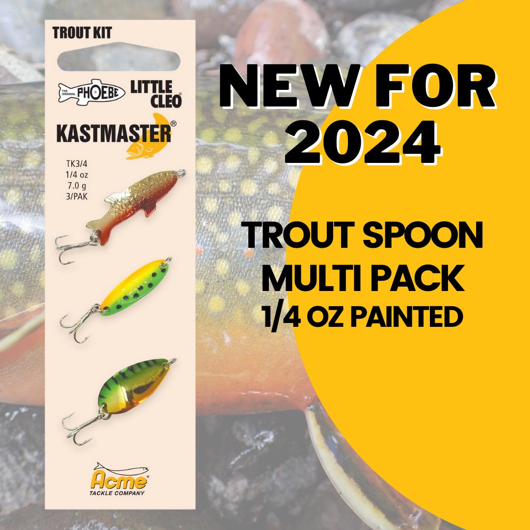 Acme Tackle on X: NEW FOR 2024! A great selection of 3 top